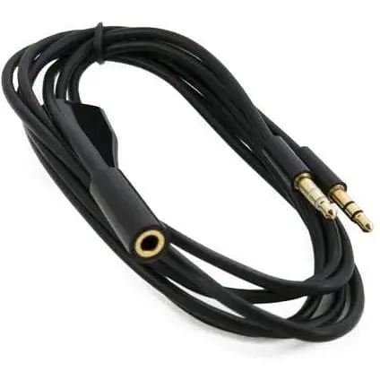 Кабель-переходник ExtraDigital 3.5 мм F - 2x3.5 мм M 1.5 м черный (KBA1646) - фото 1