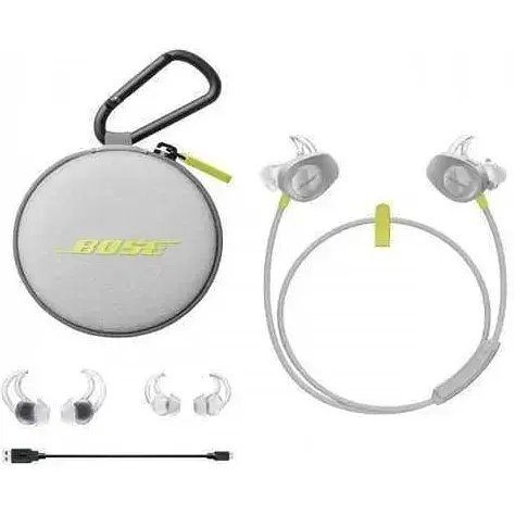 Навушники з мікрофоном Bose SoundSport wireless Citron 761529-0030 - фото 2