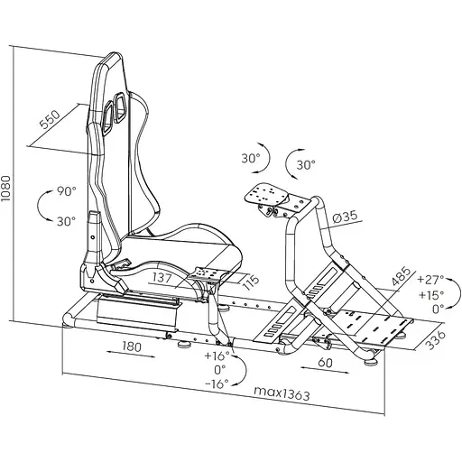 Кокпит GamePro RS100 [126418] - фото 3