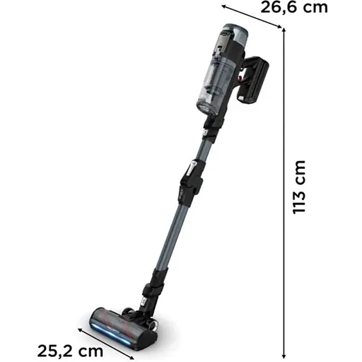 Пылесос Rowenta X-Force Flex 16.60 Animal беспроводной черно-серый (RH9C71E0) - фото 3