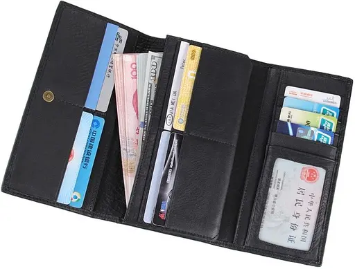 Мужской кожаный кошелек Vintage 18.5х10 см acs0018160 - фото 7