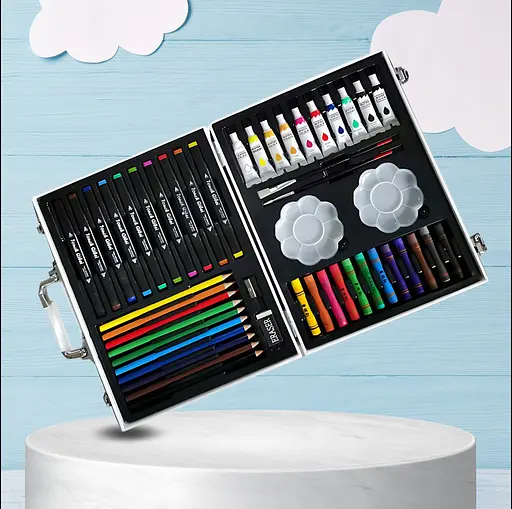 Набор для творчества Зверята в чемодане 48 предметов 30 x 25 x 5.5 см 001-68 - фото 3