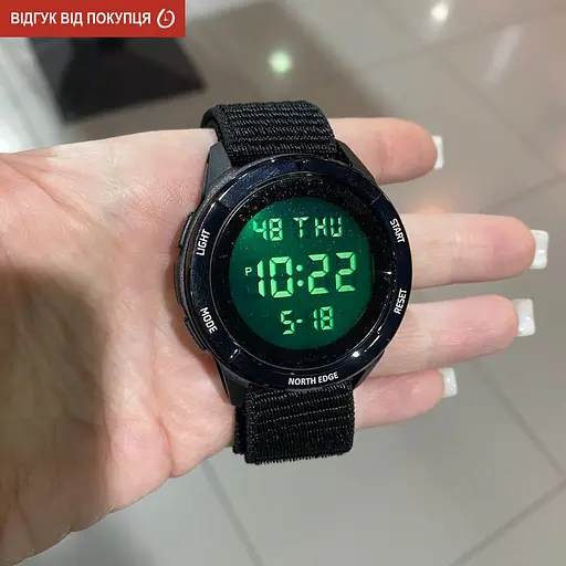 Часы North Edge Terrax Green, 2 ремешка - фото 18