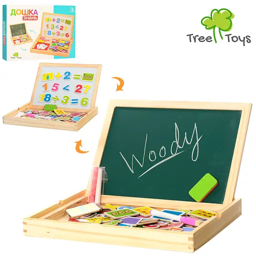 Деревянная игрушка Дощечка магнитная, 30x23x3 см, MD0694