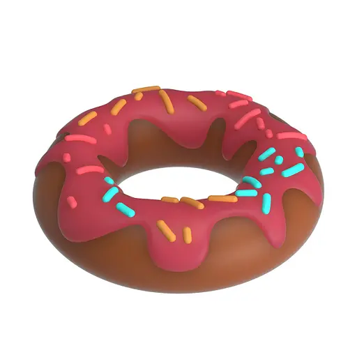 Эрекционное кольцо Pretty Love Super Donut Cock Ring 4.6 см (розовый) - фото 9