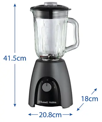 Стационарный блендер Russell Hobbs 27121-56 Matte Charcoal Jug Blender - фото 7