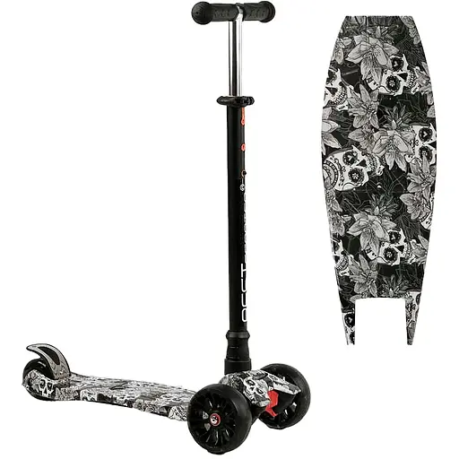 Самокат Best Scooter 75.5-87х55.5х13 см Різнобарвний 000254968