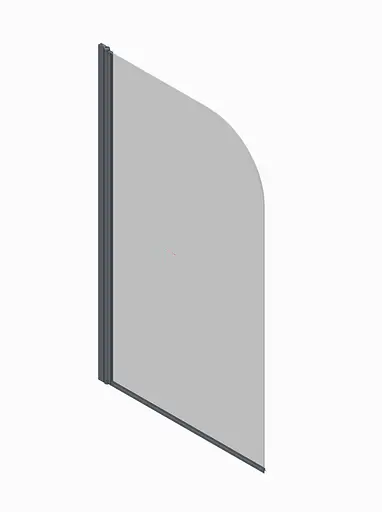 Шторки скляні на ванну Koer SR BS01-80x140-TR-01 прозоре скло 6 мм, хром KR5400, Універсальна, прозорий, хром - фото 10