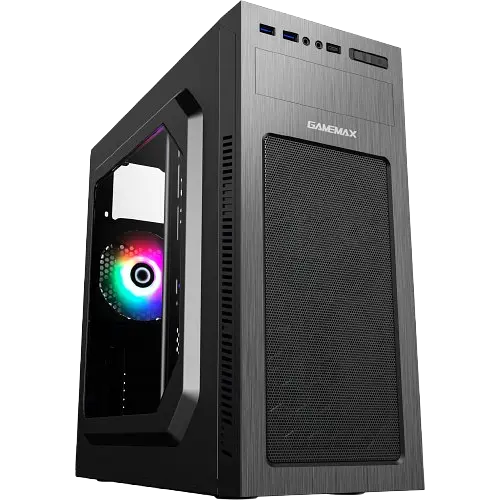 Корпус GameMax MT525-2U3TYC-NP FRGB Black (MT525-2U3TYC-NP)