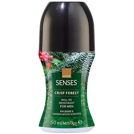 Дезодорант-антиперспірант Avon з кульковим аплікатором для чоловіків Морозний ліс 50 мл (158511291) - фото 1