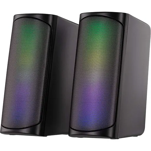 Акустическая система 2E PCS231 RGB Matrix, 2.0, USB, Black - фото 1