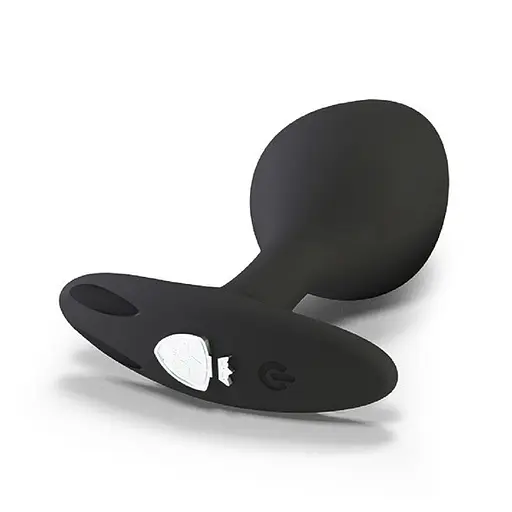 Анальна пробка Mystim Buttplug Rocking Force Vibe 9.5 см (чорний) - фото 2