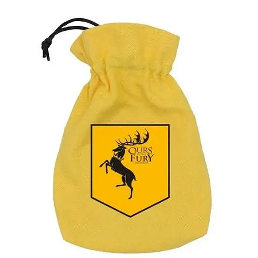 Мішечок для кубиків Q-Workshop Game of Thrones. Baratheon Dice Pouch (GOT/POU/00190166/2025/4/W) - фото 1