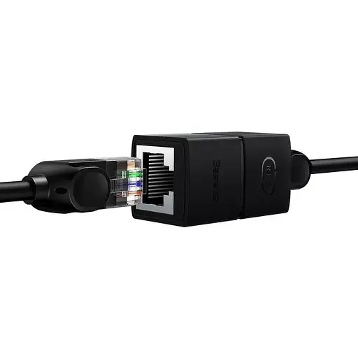 Перехідник Baseus AirJoy Series Network Cable Connector Cluster RJ-45 to RJ-45 Black (B00131100111-01) [140346] - фото 7