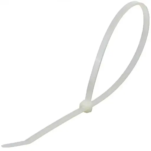 Стяжки для кабелю, 150 мм х 2.5 мм, 100 шт, білі, Intertool (TC-2515) - фото 1