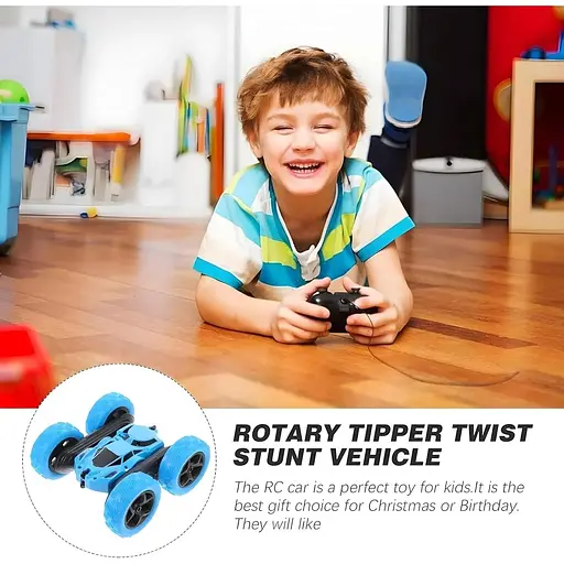 Дитячий гоночний автомобіль VROOMS & WHEELS з дистанційним керуванням, обертається на 360 градусів - фото 2