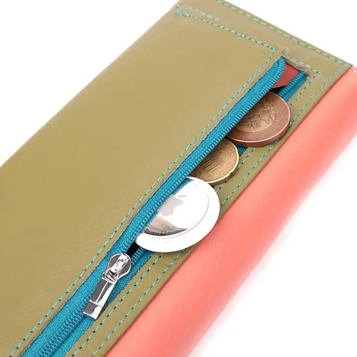 Кожаный женский кошелек ST Leather 18.5х9х3 см acs0028450 - фото 6