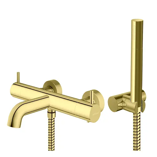 Термостат для ванны Kohlman Axel gold настенный KPL-QW710AGD Золотой - фото 1