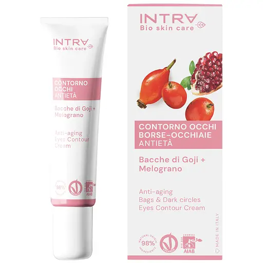Крем-контур Intra Bio Skin Care Goji & Pomegranate Treatment Антиоксидантный против отеков и темных кругов под глазами 15 мл