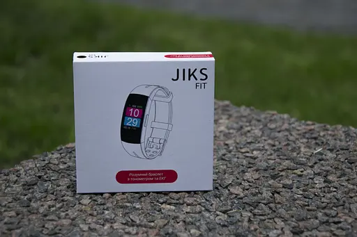 Розумний фітнес-браслет Jiks Fit з тонометром та виміром ЕКГ (Чорний) - фото 5