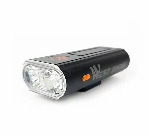 Велосипедна фара передня West Biking YP0701322 2хT6 Led 1000 Lm USB 4000 mAh 10.2х4.3х2.4 см (G0000929)
