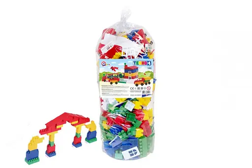 Конструктор с крупными деталями №4 190 элементов ТехноК 0526TXK - фото 2