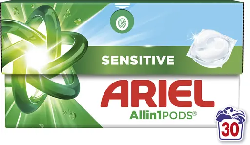 Уценка. Капсулы для стирки Ariel Все-в-1 Для чувствительной кожи 30 шт. - фото 2