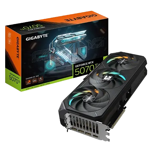 Відеокарта GeForce RTX 5070 Ti 16GB Gigabyte Gaming OC (GV-N507TGAMING OC-16GD)