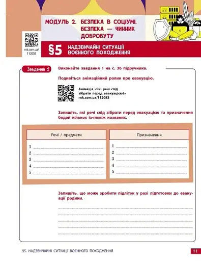 Здоров'я, безпека та добробут. 8 клас. Робочий зошит до підручника Олени Шиян - фото 6