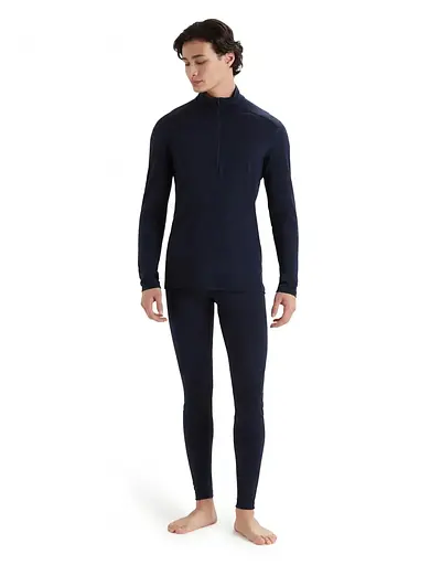 Термокофта Icebreaker 200 Oasis LS Half Zip Men Midnight S (1052-104 367 401 S) - фото 4