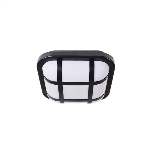 Вуличний настінний LED Світильник Brille AL-15SQ-H/15W NW IP54 BK - фото 5