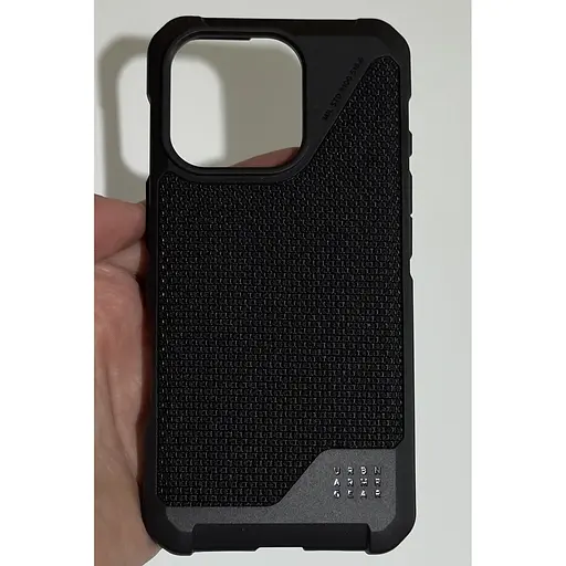 Оригинальный противоударный чехол UAG Metropolis LT MagSafe для iPhone 16 Pro (6.3") Kevlar Black 114452113940 - фото 5