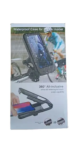 Держатель для телефона на велосипед HL-69-L водонепроницаемый Черный - фото 8