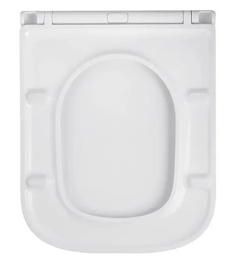 Унитаз подвесной безободковый Kroner Eifel WHI493436 RIMLESS с сиденьем Slim Duroplast / Soft-close / Quick relase (KE493436WHIR) (CV029611) - фото 11