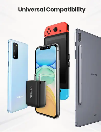 Зарядний пристрій 2xUSB 36W USB A, QC 3.0 Fast Charger чорний CD161 Ugreen - фото 5