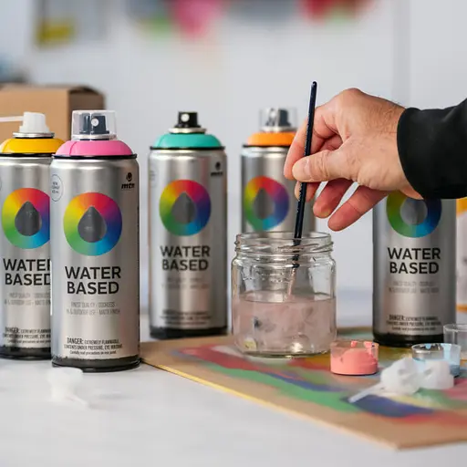 Аерозольна фарба MTN WB4 Carbon Black 400 мл, EX014W9011M - фото 5