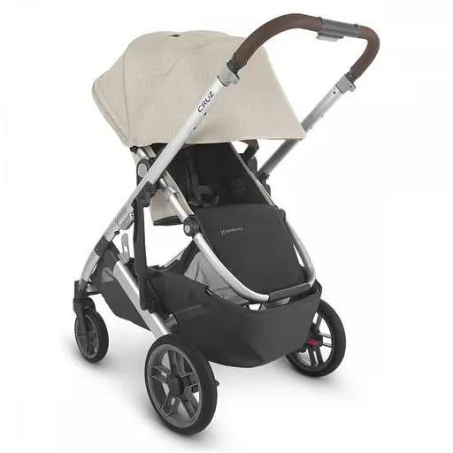 Прогулянкова коляска Uppababy Cruz V2 - Declan + Люлька Uppababy Carrycot-Declan-Oat Melange Silver Frame - фото 15