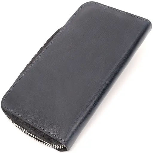 Шкіряний чоловічий гаманець Grande Pelle 19.5х10х2.2 см acs0026944 - фото 2