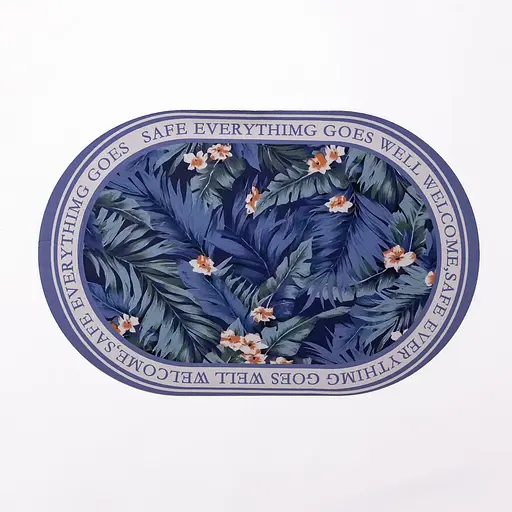 Діатомітовий овальний килимок для дому 38×58 (см) вологопоглинальнючий килимок для кухні ванни та туалету Yiwu HP-42-57