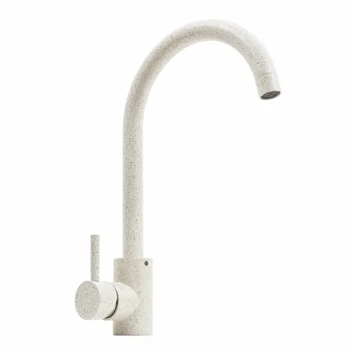 Смеситель для кухни Platinum NА3008A белый в точку Белый - фото 1