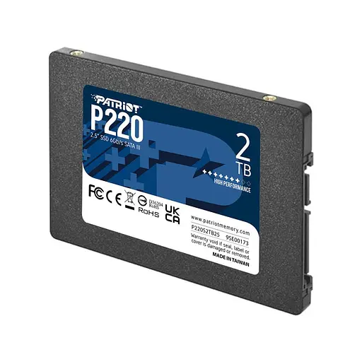 SSD-накопитель Patriot P220 2 ТБ (P220S2TB25) - фото 6