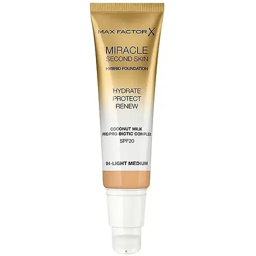 Тональна основа Max Factor Miracle Second Skin тон 04 (Light Medium) 30 мл - фото 2