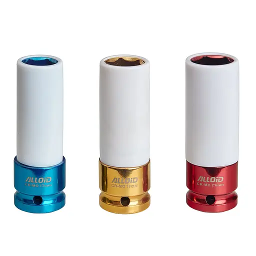 Набор ударных головок Alloid 1/2" для алюминиевых дисков 3 шт. (NUG-1721)  - фото 1