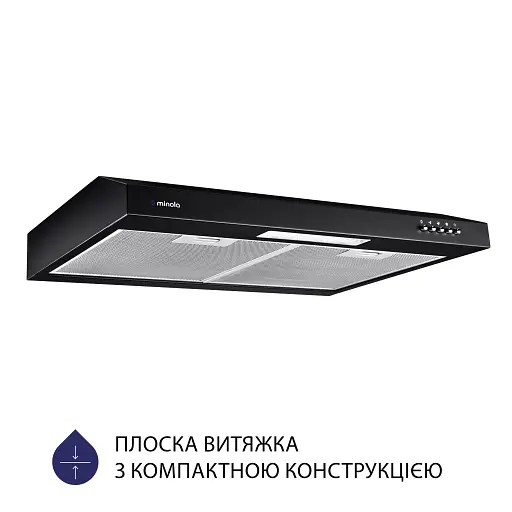 Вытяжка плоская Minola HPL 612 BL - фото 2
