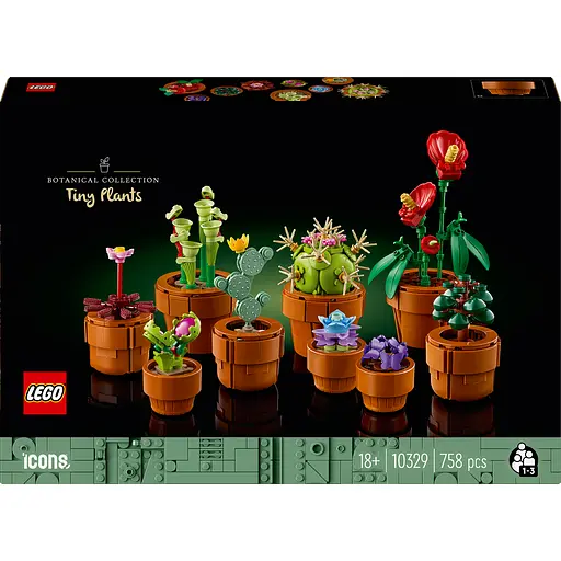 Уцінка. Конструктор LEGO Botanicals Мініатюрні рослини 758 деталей (10329) 