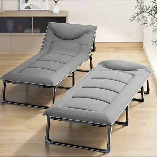 Розкладне ліжко з вбудованим матрацом Leobro Grey (LB-FB-S1-GRY) - фото 1