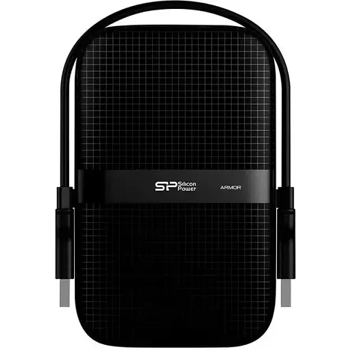 Внешний жесткий диск Silicon Power Armor A60 2 TB All Black (SP020TBPHDA60S3A) - фото 1