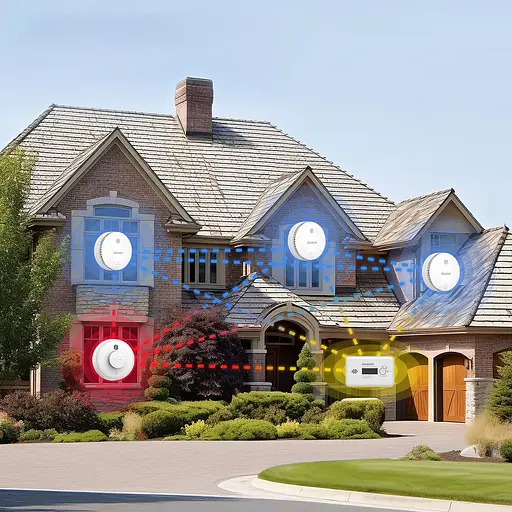 Взаимосвязанные дымовые, тепловые и CO сигнализации 5PC - фото 3