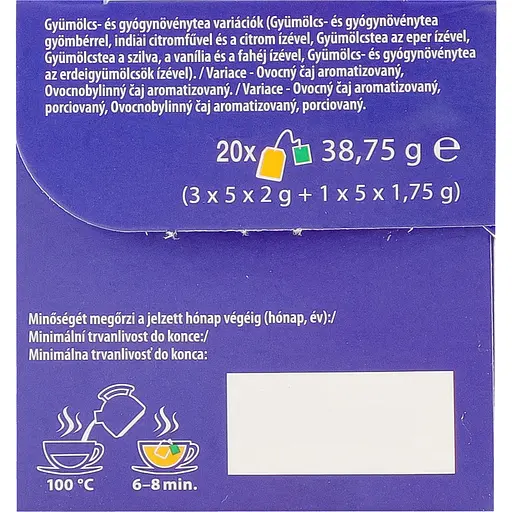 Фруктово-трав'яний чай асорті Pickwick Fruit fusion 37.5 г (20 шт. х 1.8 г) - фото 4