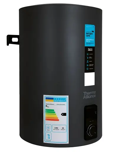 Водонагрівач електричний Thermo Alliance, 2 кВт, сухий ТЕН, 100 вертикальний, циліндричний, чорний (D100V20J3(D)KВ) - фото 2